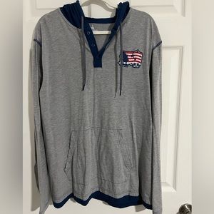 Mickey Mouse American Flag Hoodie